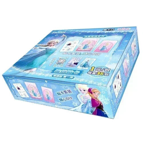 Frozen Disney 100 Card Fun Anime Booster Box Trading Card Game New Sealed