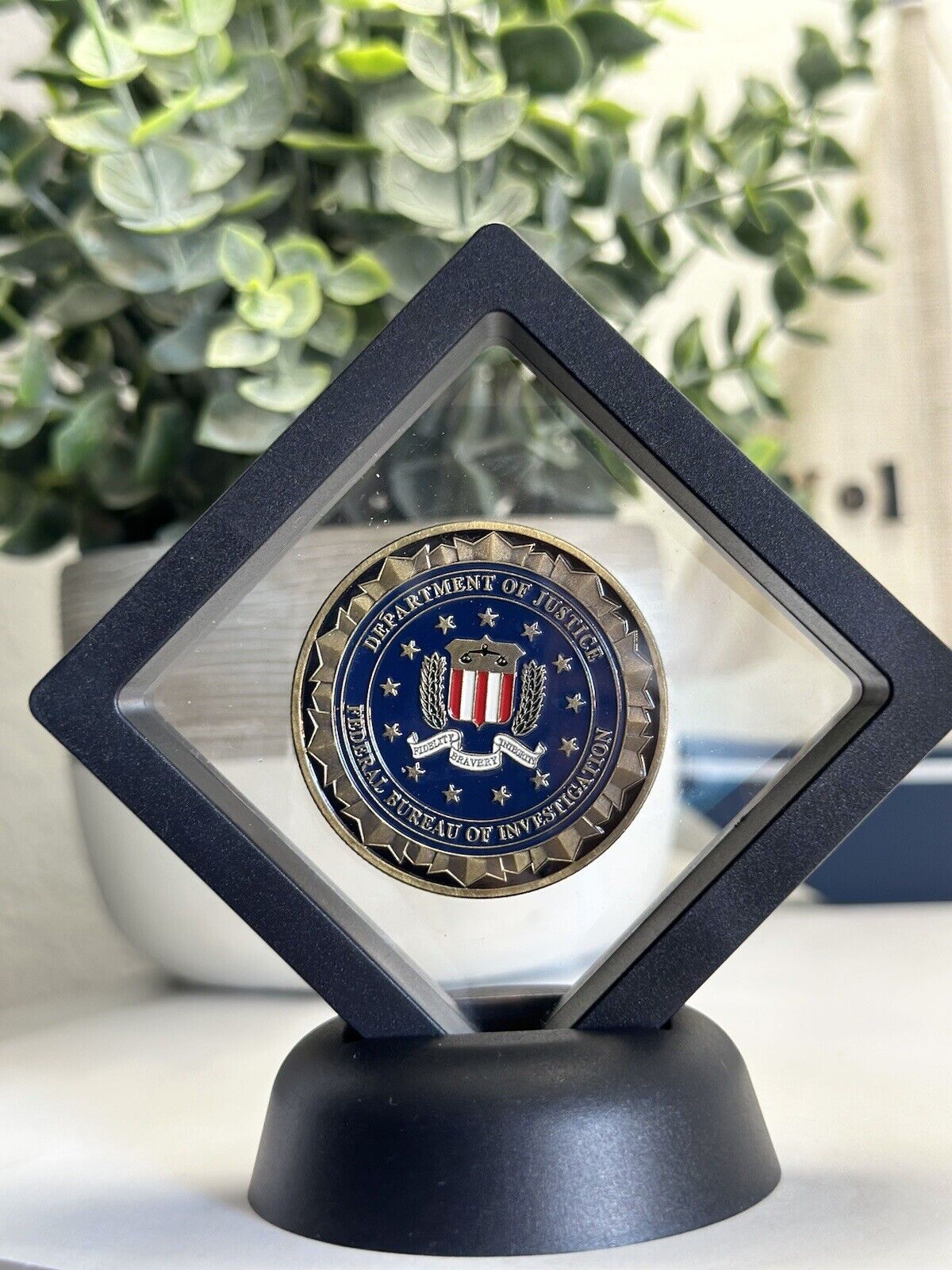 Department of Justice DOJ Federal Bureau of Investigation FBI Challenge Coin