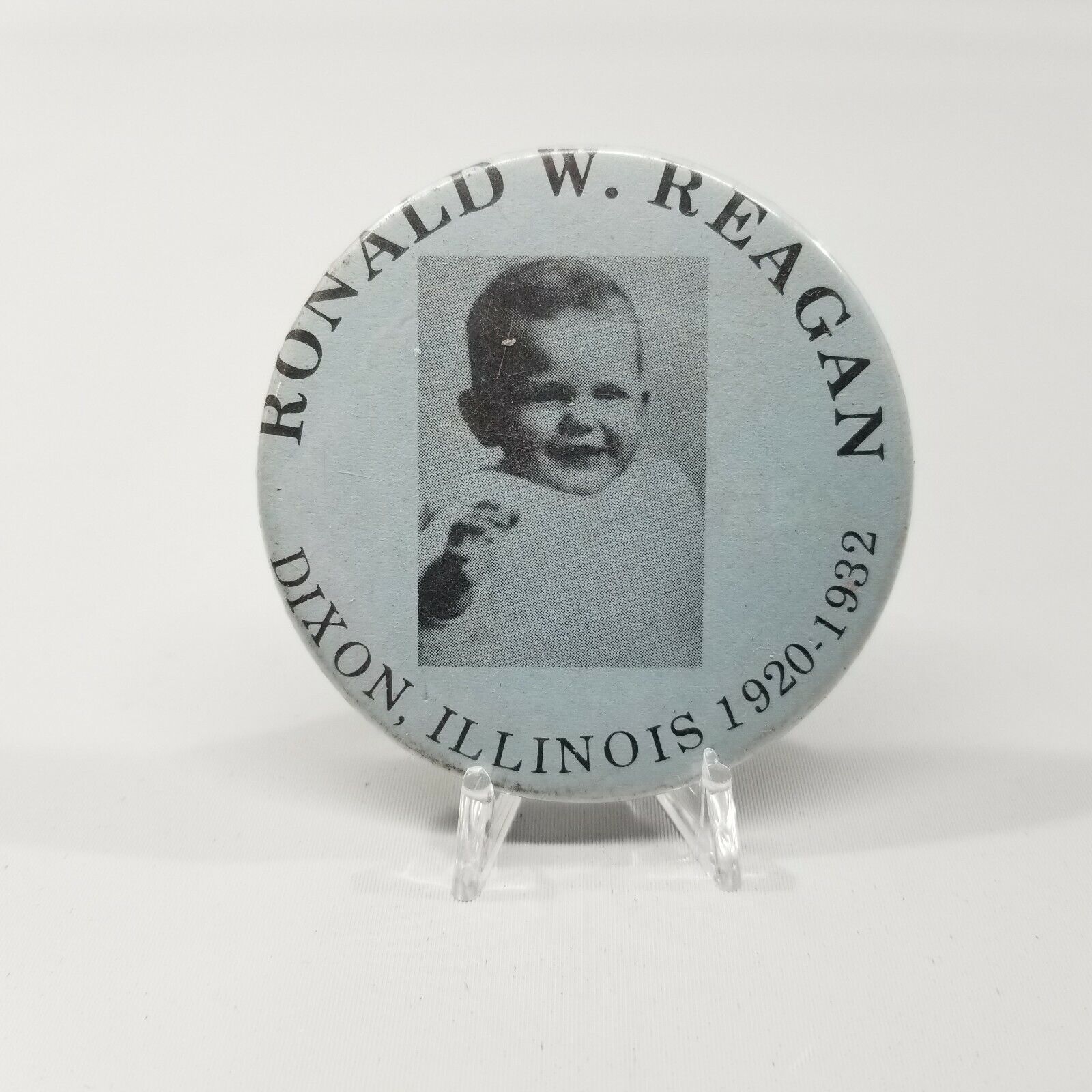 Vintage Ronald Reagan Dixon Illinois 1920-1932 Button Pin