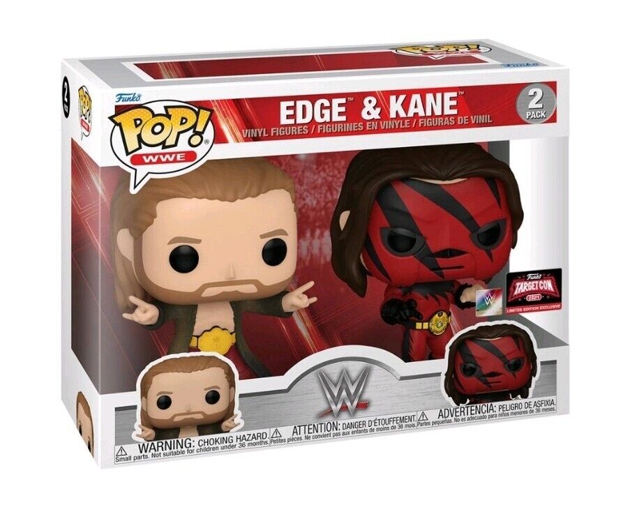Edge and Kane Funko Pop 2 pack WWE 2024 TargetCon