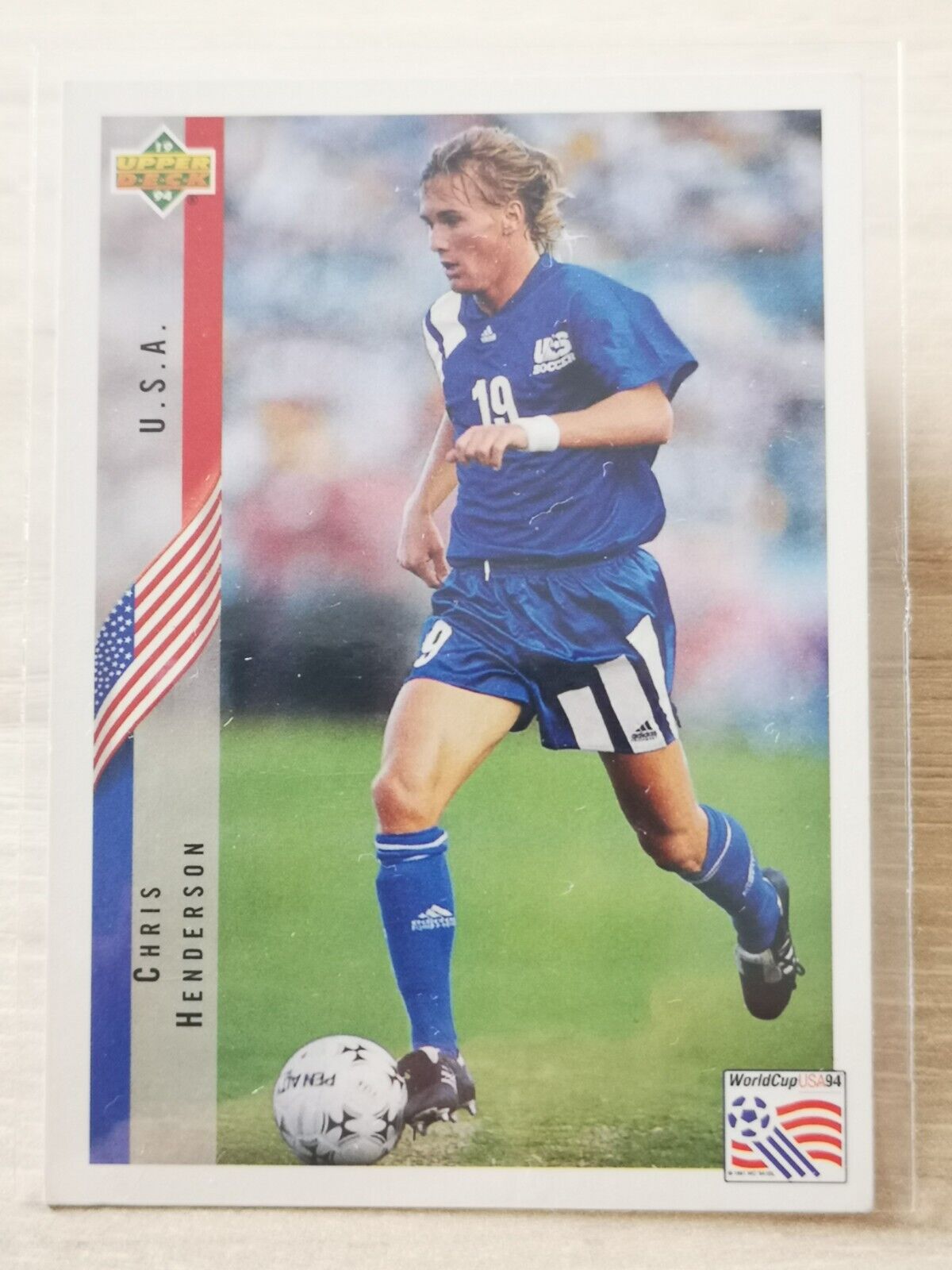 1993 Upper Deck - C199 World Cup 94 USA - USA - Chris Henderson - #12