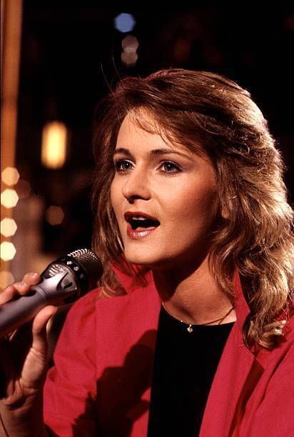 Nicole, ZDF music show The Hit Parade, stage, performance, s - 1985 Old Photo
