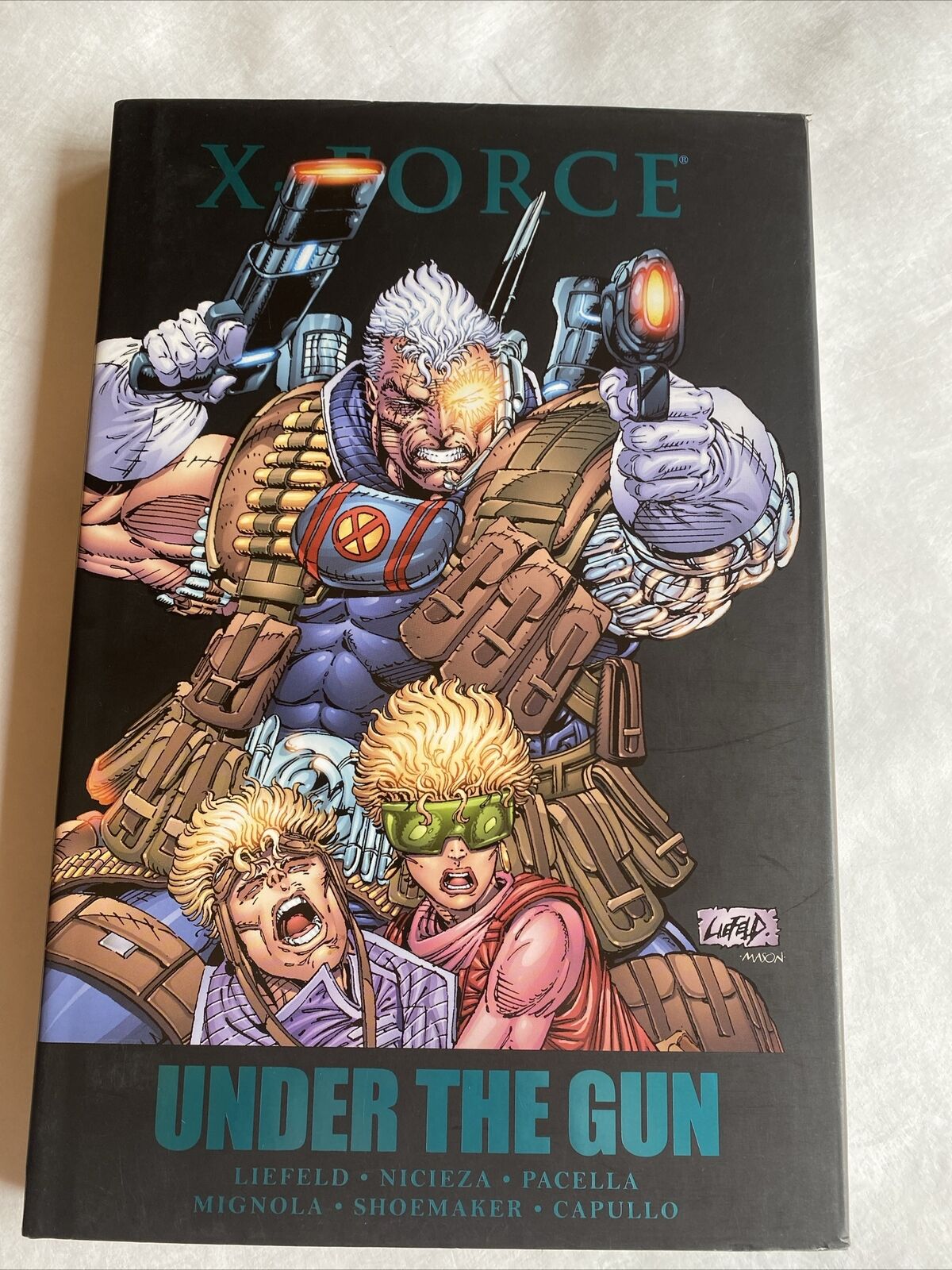 X-Force Under the Gun Marvel Premiere Hardcover (2011, 1st printing) OOP book