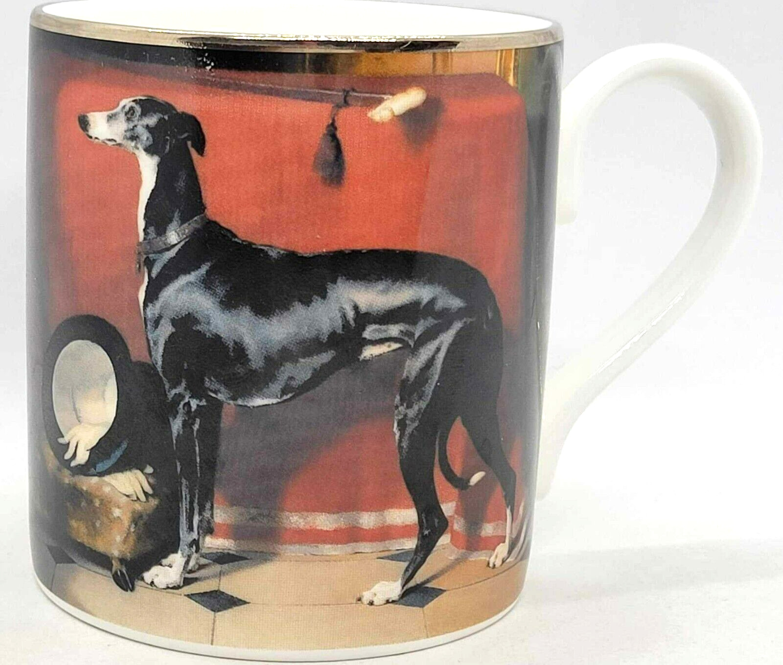 Halcyon Days Mug EOS by Sir Edwin Landseer Greyhound Dog English Fine Bone China