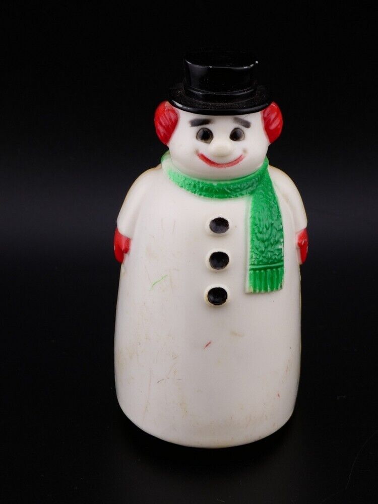 Vintage Christmas Friction Powered Snowman Fun World Made in Hong Kong #1