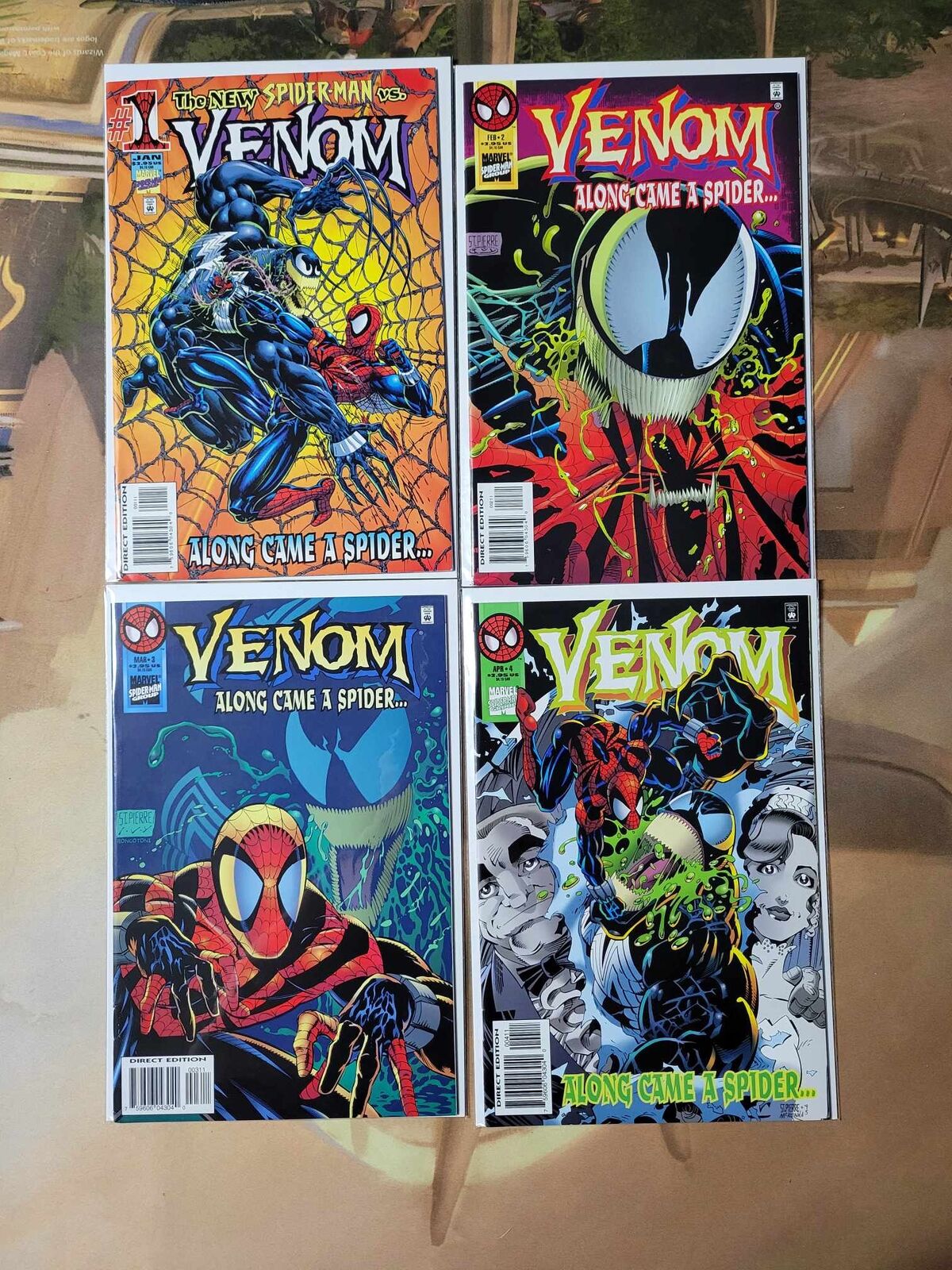 Venom Along Came A Spider #1-4(Marvel 1996) Complete Mini-series