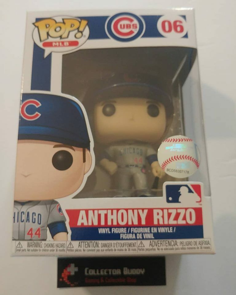 Funko Pop MLB 06 Chicago Cubs Anthony Rizzo Baseball Pop Vinyl Figure FU37994