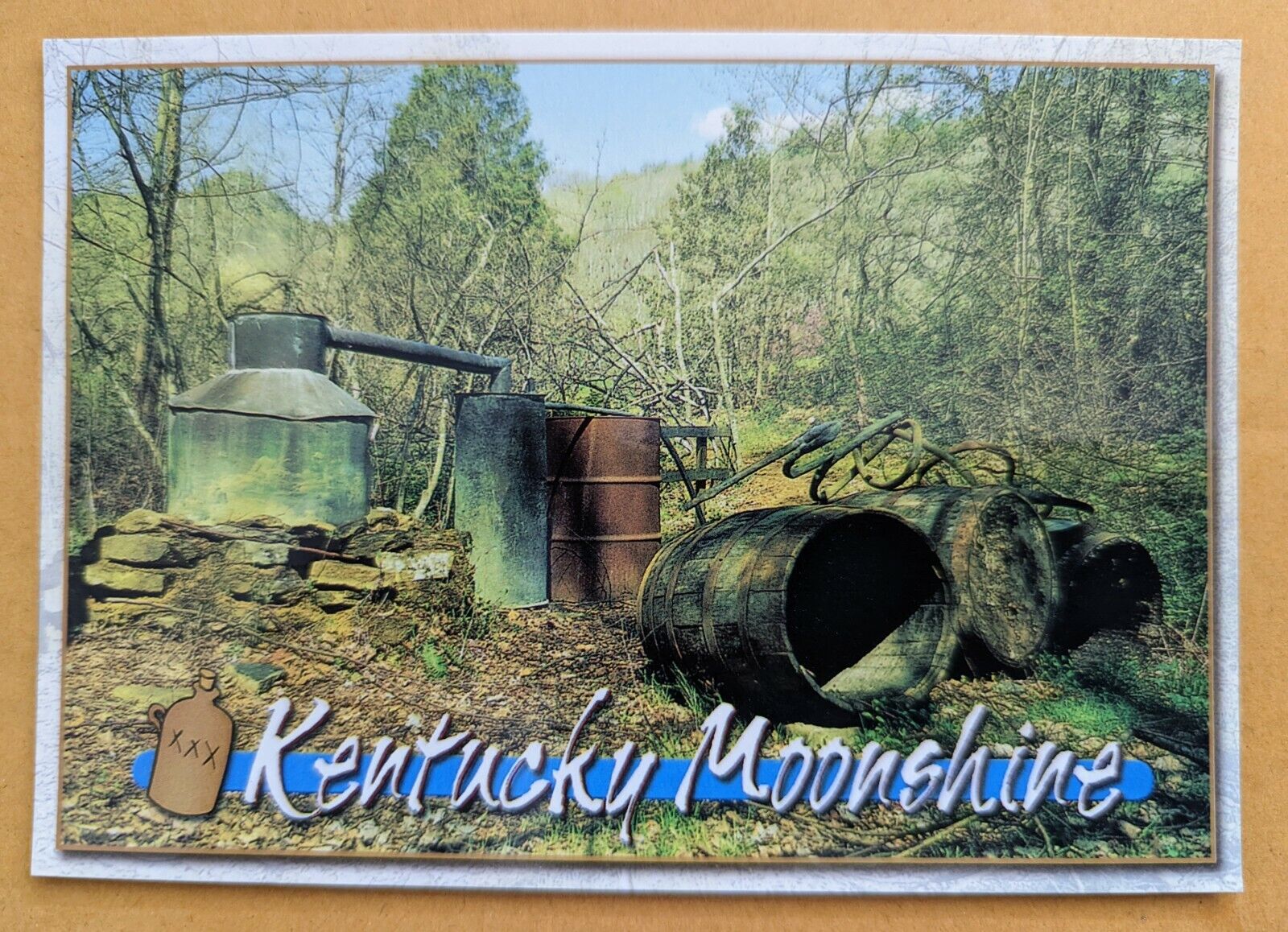 Postcard KY. Kentucky Moonshine