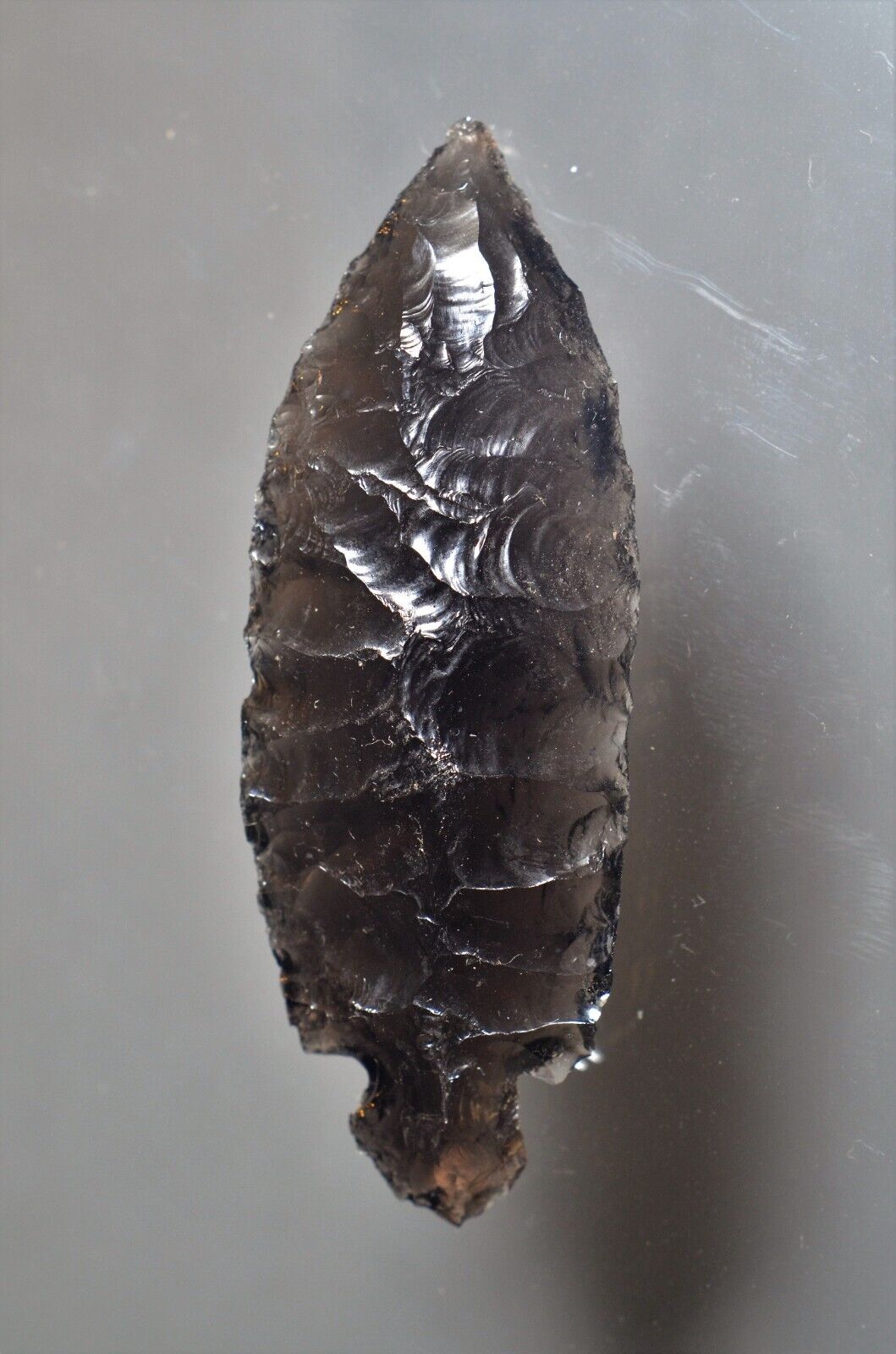 Authentic Modern Reproduction of Pre 1600 Utah Obsidian Arrowhead