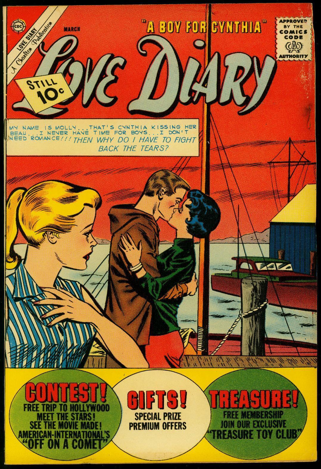 Love Diary--#20--COMIC BOOK--Charlton--VG/FN