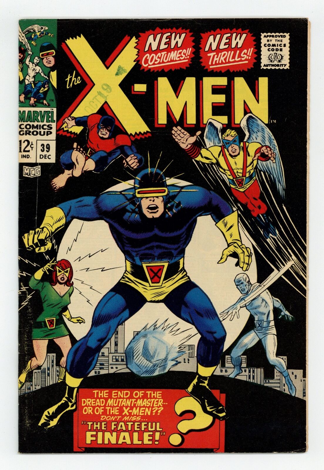 Uncanny X-Men #39 VG/FN 5.0 1967