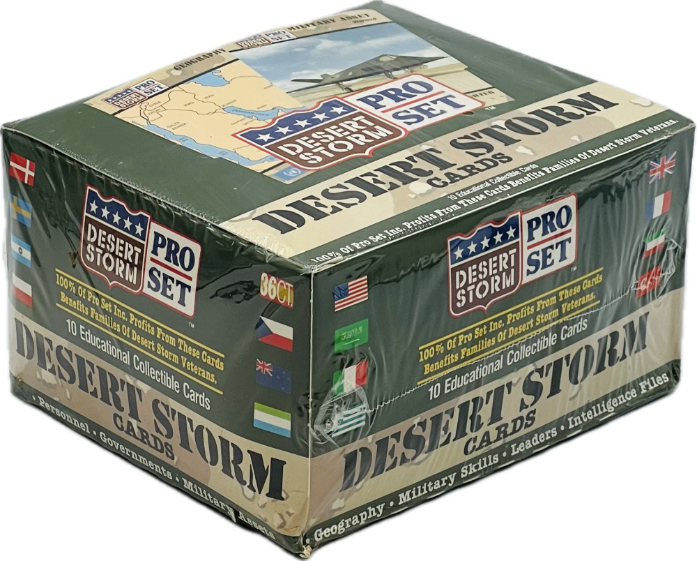 1990-91 Pro Set Desert Storm Cards Box