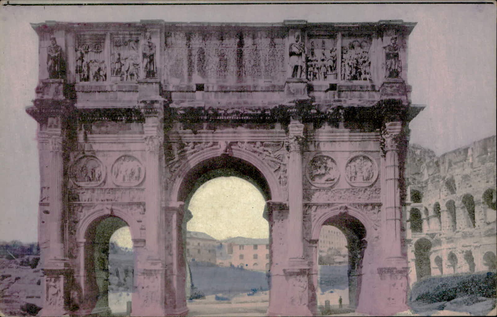 Postcard: The Arch of Constantine