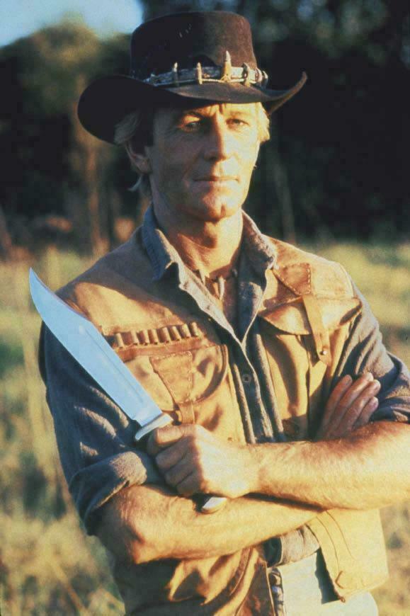 The Outback Bowie Knife Handmade Crocodile Dundee Hunting Camping Bowie Knife