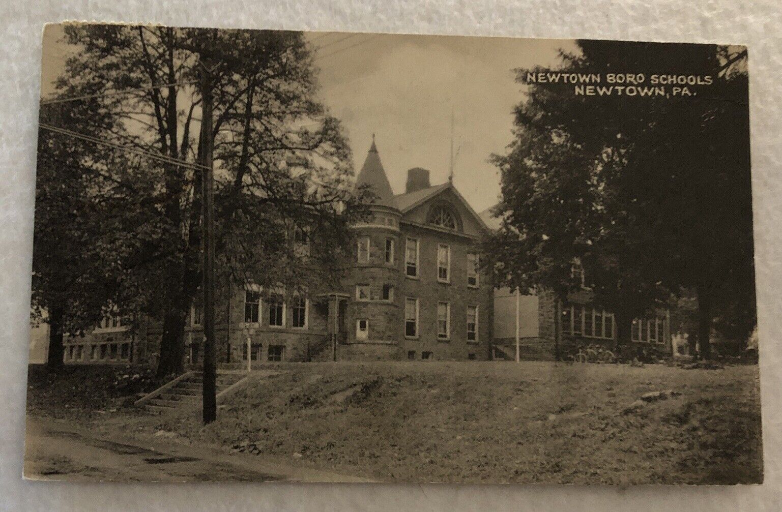 Newtown Boro Schools Newtown, Pennsylvania Postcard (D1)