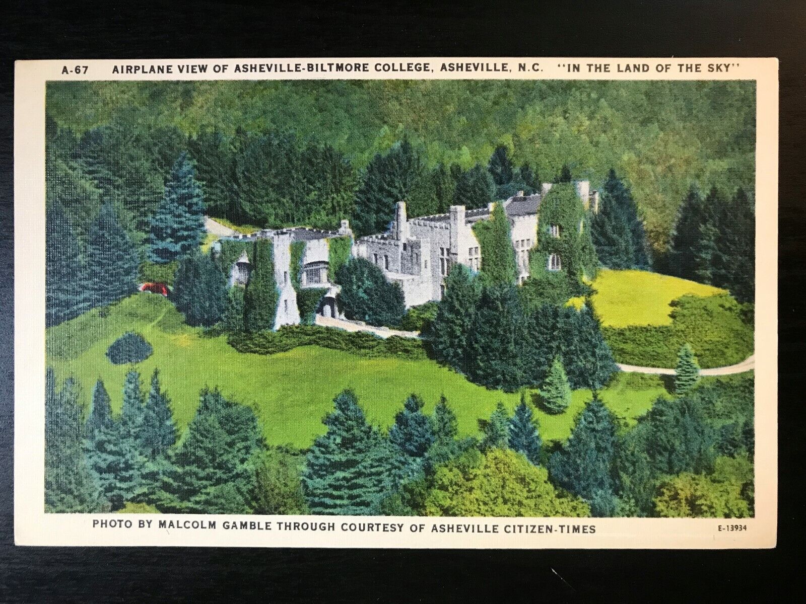 Vintage Postcard 1930-1945 Asheville-Biltmore College, North Carolina (NC)