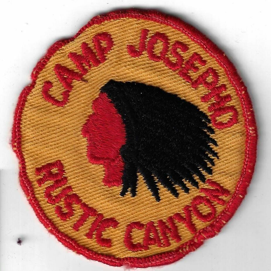 Camp Josepho Rustic Canyon RED Bdr. (SEWN) (Q-655)