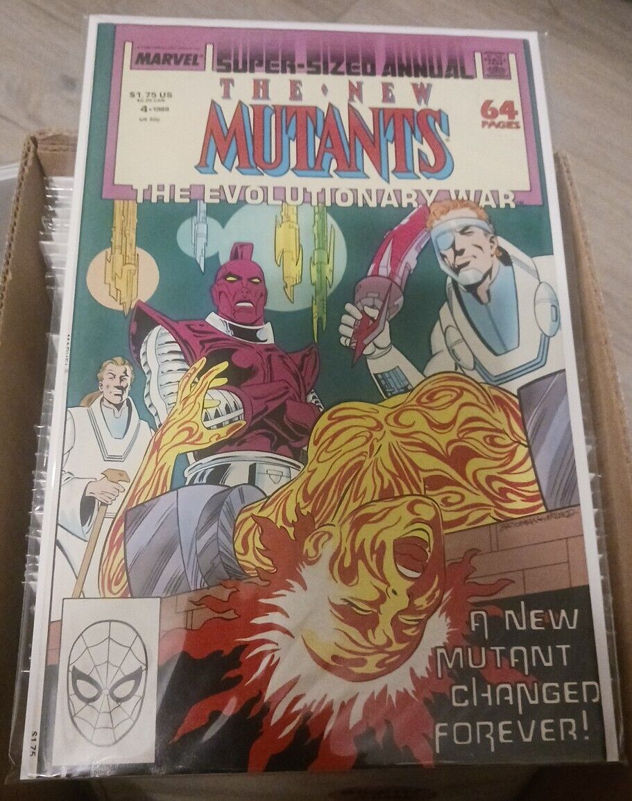 The New Mutants Annual #4 1988 Marvel Comics Comic Book The Evolutionary War