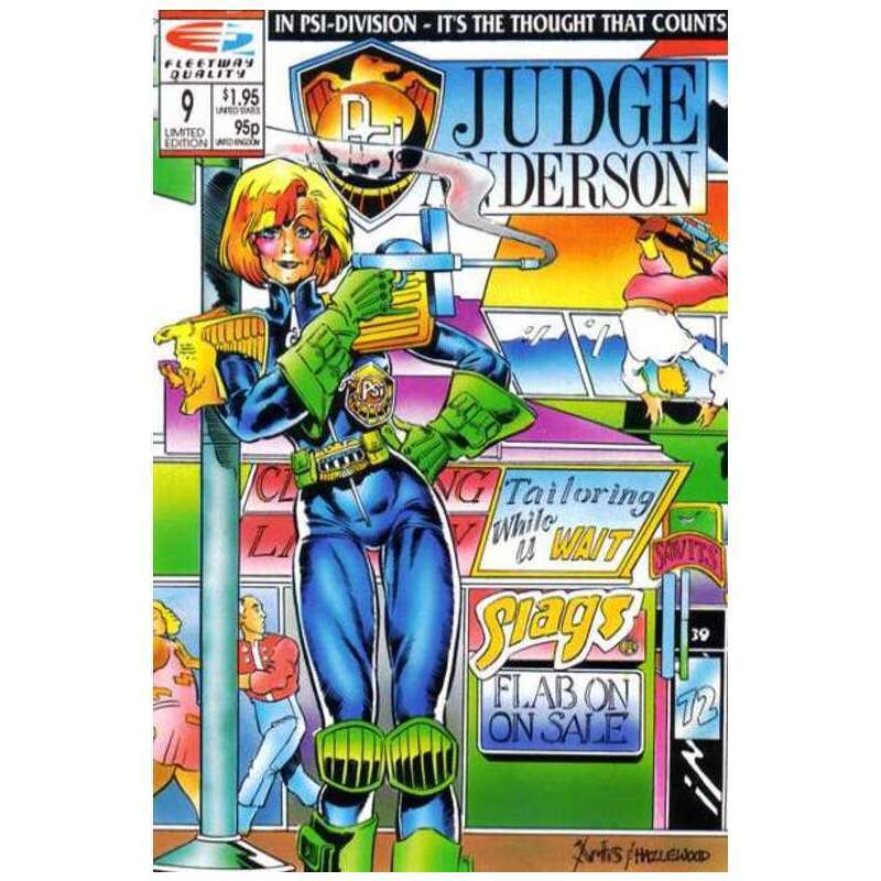 PSI-Judge Anderson #9 Fleetway comics NM minus Full description below [k*