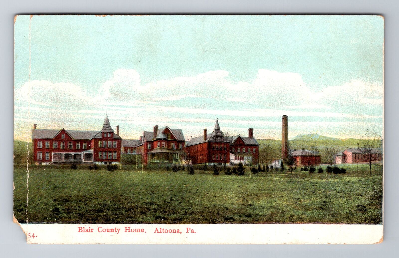 Altoona PA-Pennsylvania, Blair County Home, Antique Vintage Souvenir Postcard