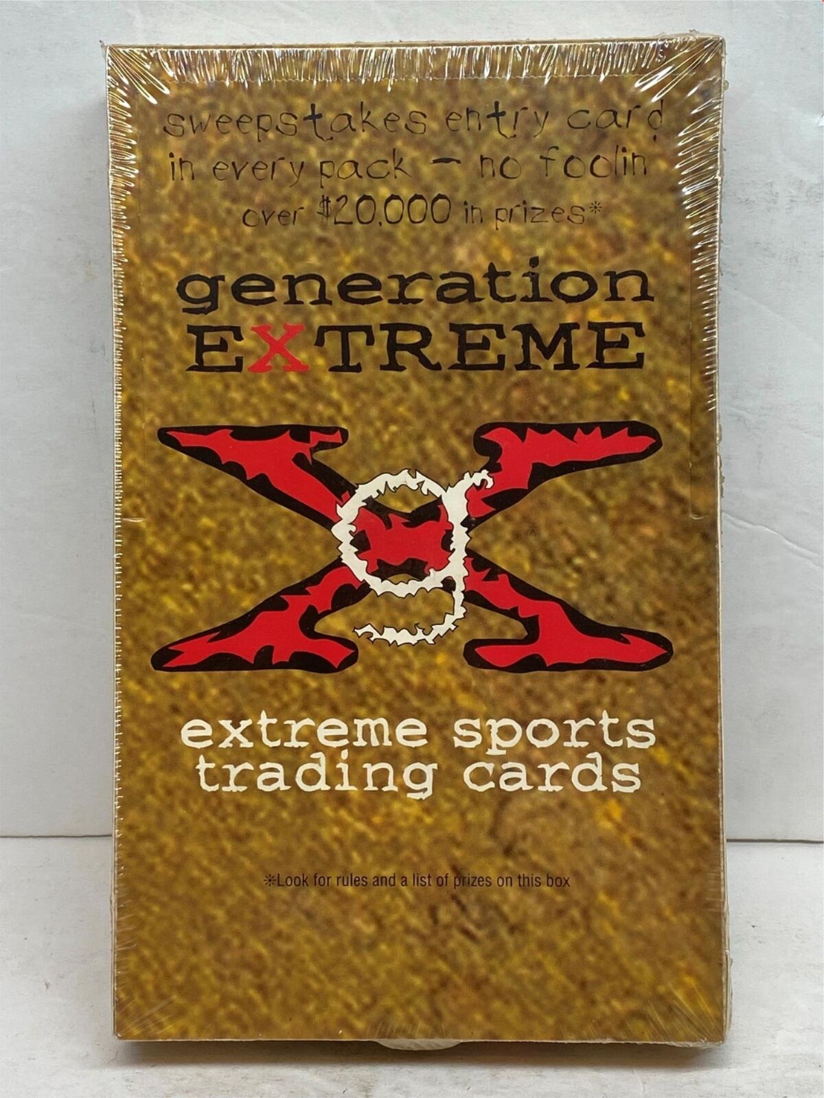 1994 Generation eXtreme Sports Trading Card Box 24 Packs Vision Tony Hawk Rookie