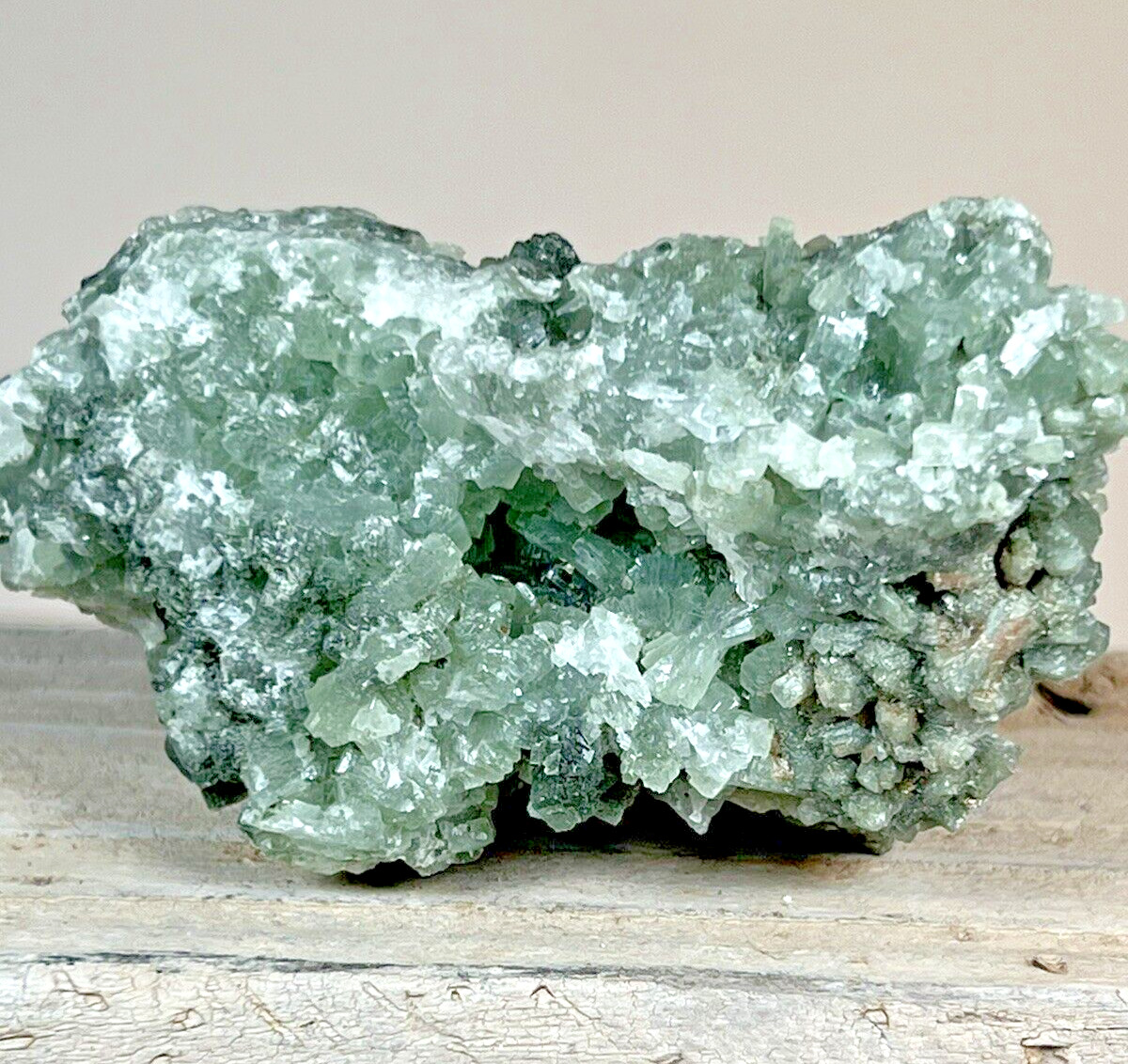 Green Prehnite Crystal Mineral from Morocco  230   grams