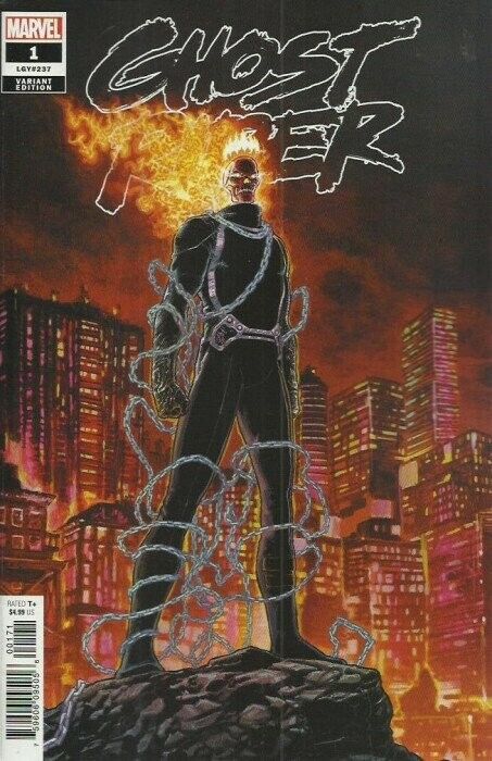 GHOST RIDER #1 VARIANT COVER BY MARVEL COMICS 2019 1$ SALE