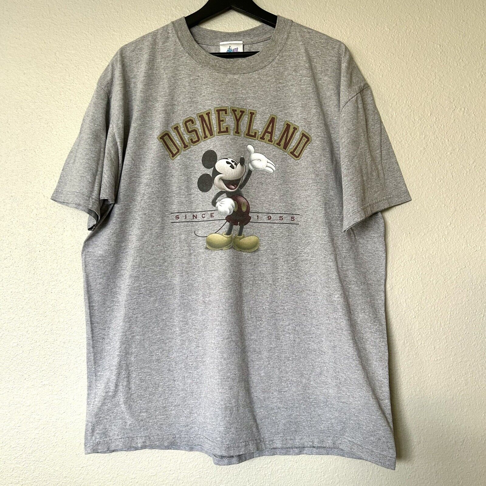 vintage disneyland resort Mickey Mouse men’s grey t-shirt 