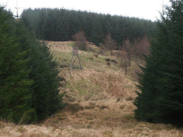 Photo 6x4 Deer Tower on Fuar Larach. Another tower used for deer culling/ c2007