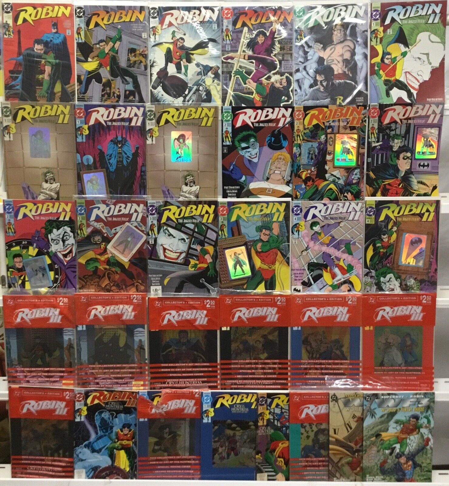 DC Comics Robin, Robin II, Robin III, WF3 Complete Sets