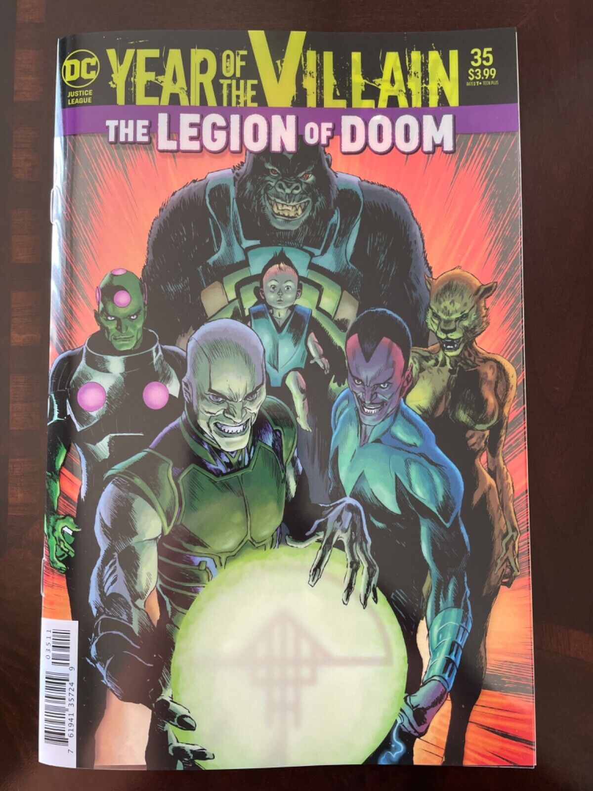 Justice League #35 Vol. 4 (DC, 2020) Rafael Albuquerque Acetate Cover, NM