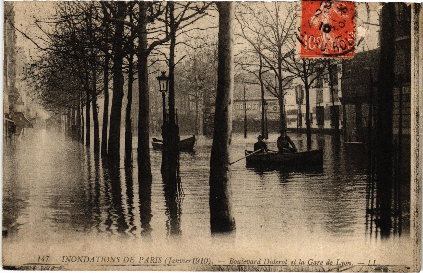CPA Paris Bd Diderot Floodations (1390819)