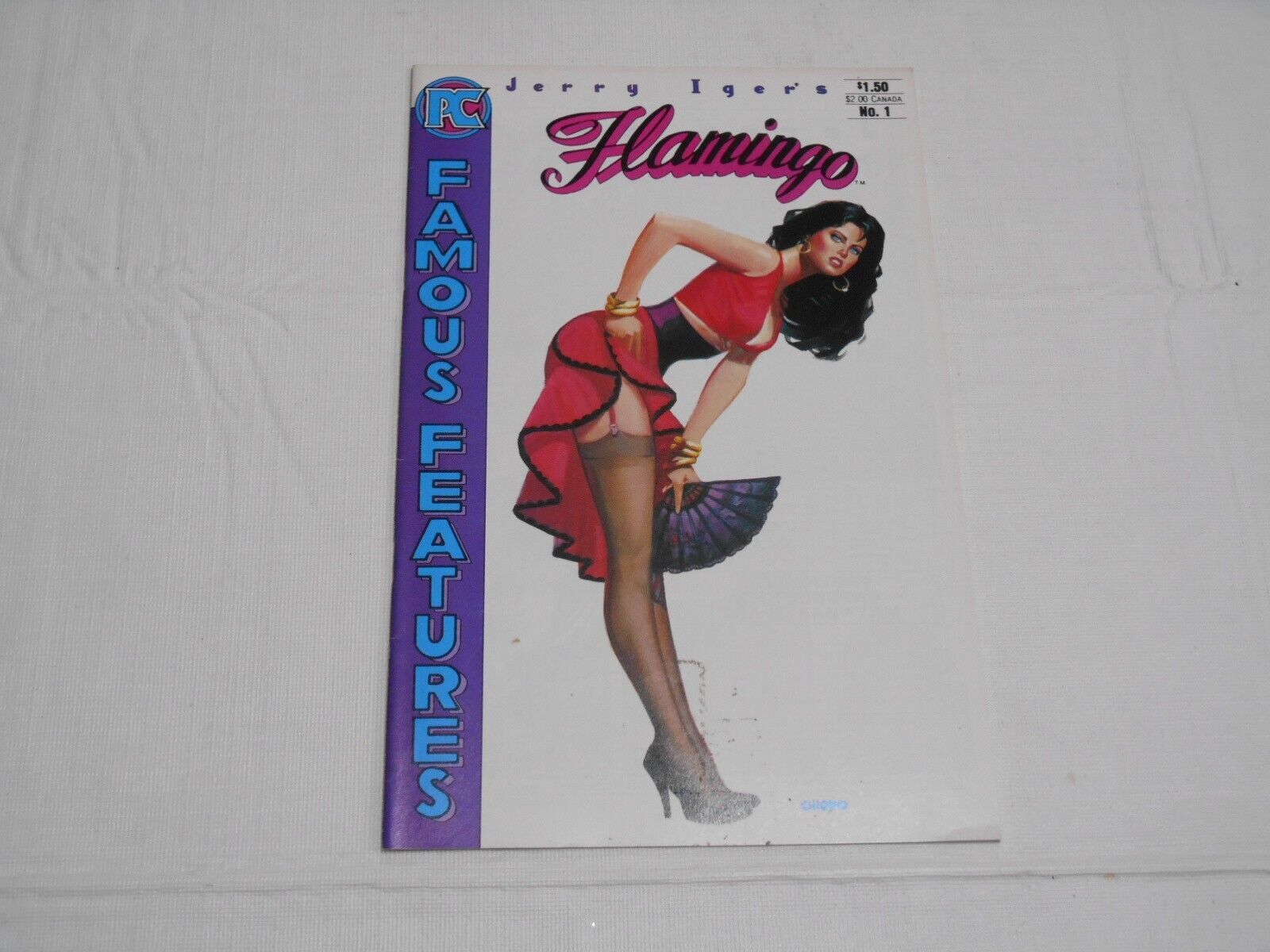 Jerry Iger\'s Famous Features #1: Flamingo , (PC) 7.5 VF -