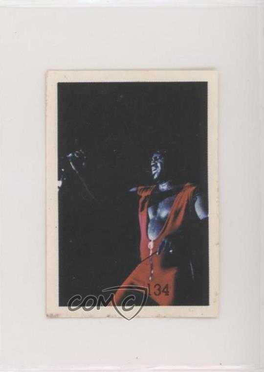 1980 Empacadora Reyauca Pop Festival Stickers James Brown #134 0a4f