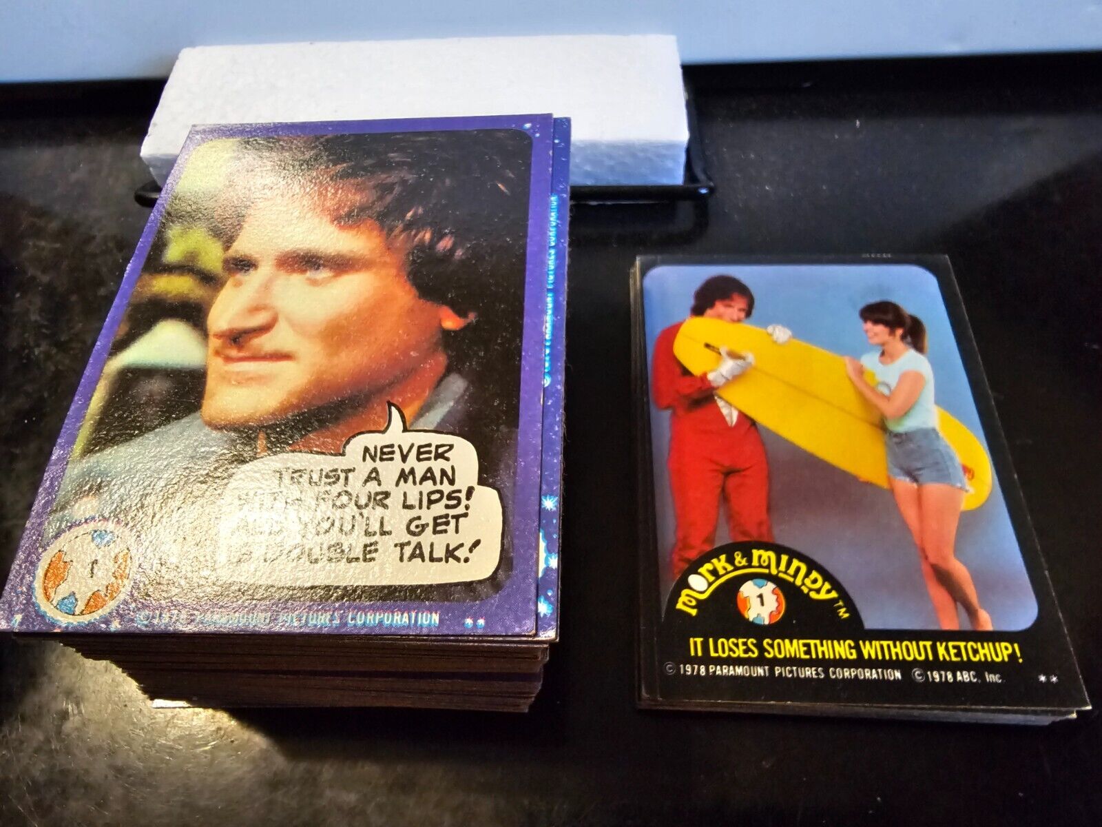 1978 Topps MORK & MINDY Complete Card Set (1-99) & Sticker Set (1-22)