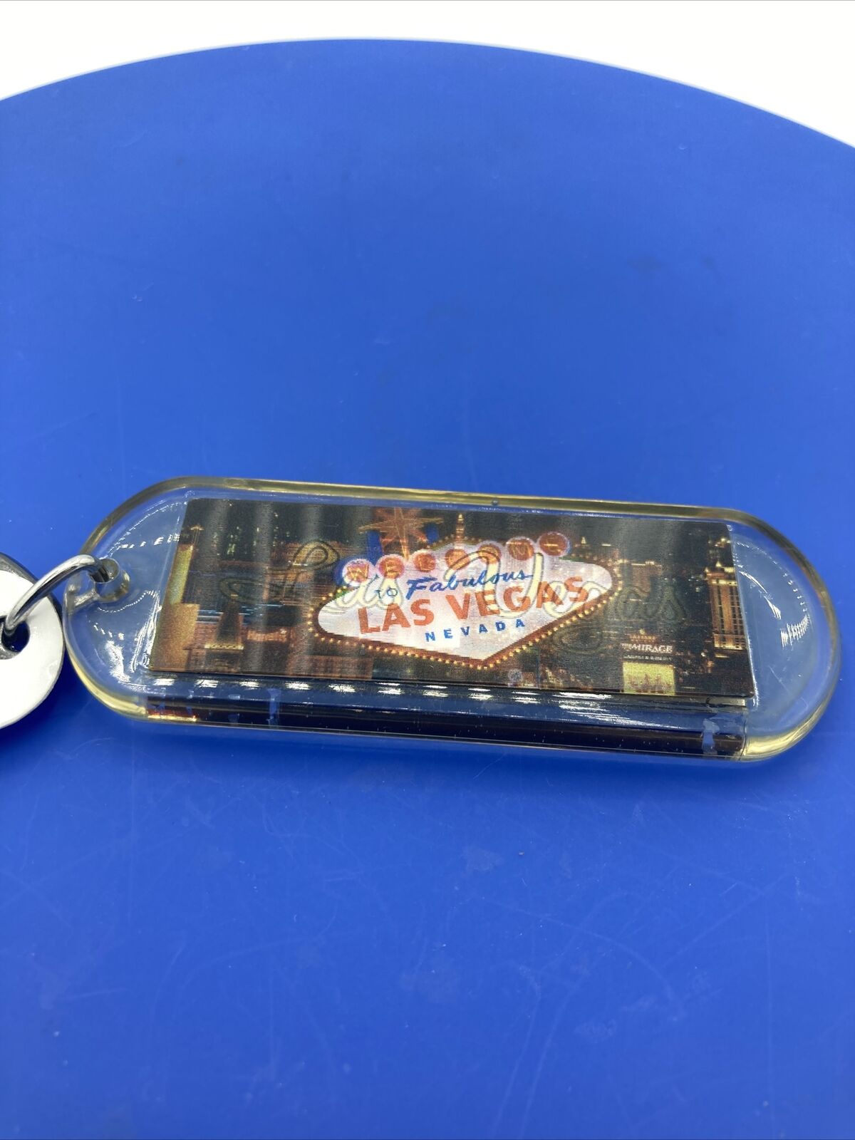 Lasergifts Key Chain Welcome To Las Vegas I Loved Cats Picture Changing Blinking