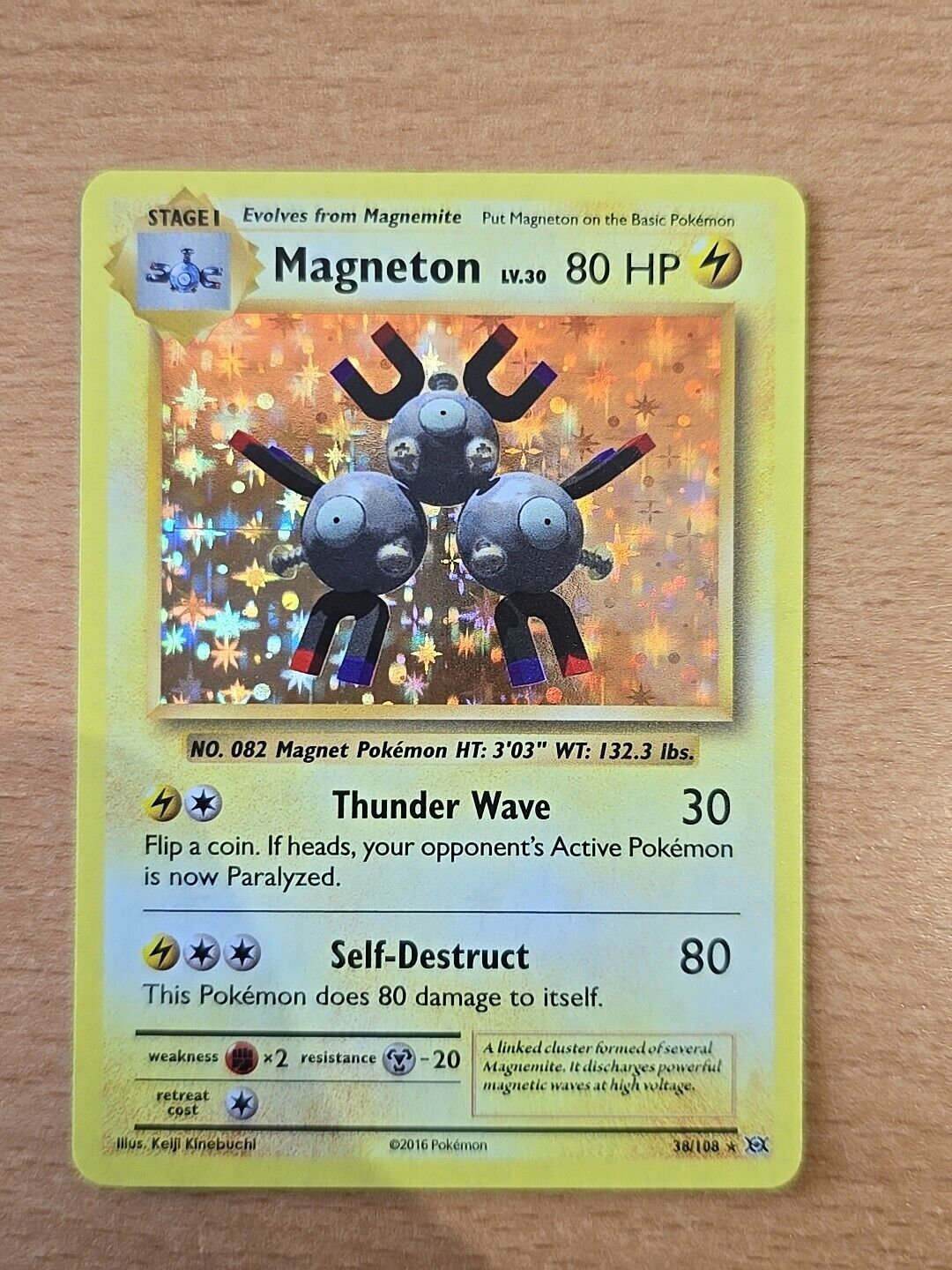 Pokémon TCG Magneton Evolutions 38/108 Holo Holo Rare