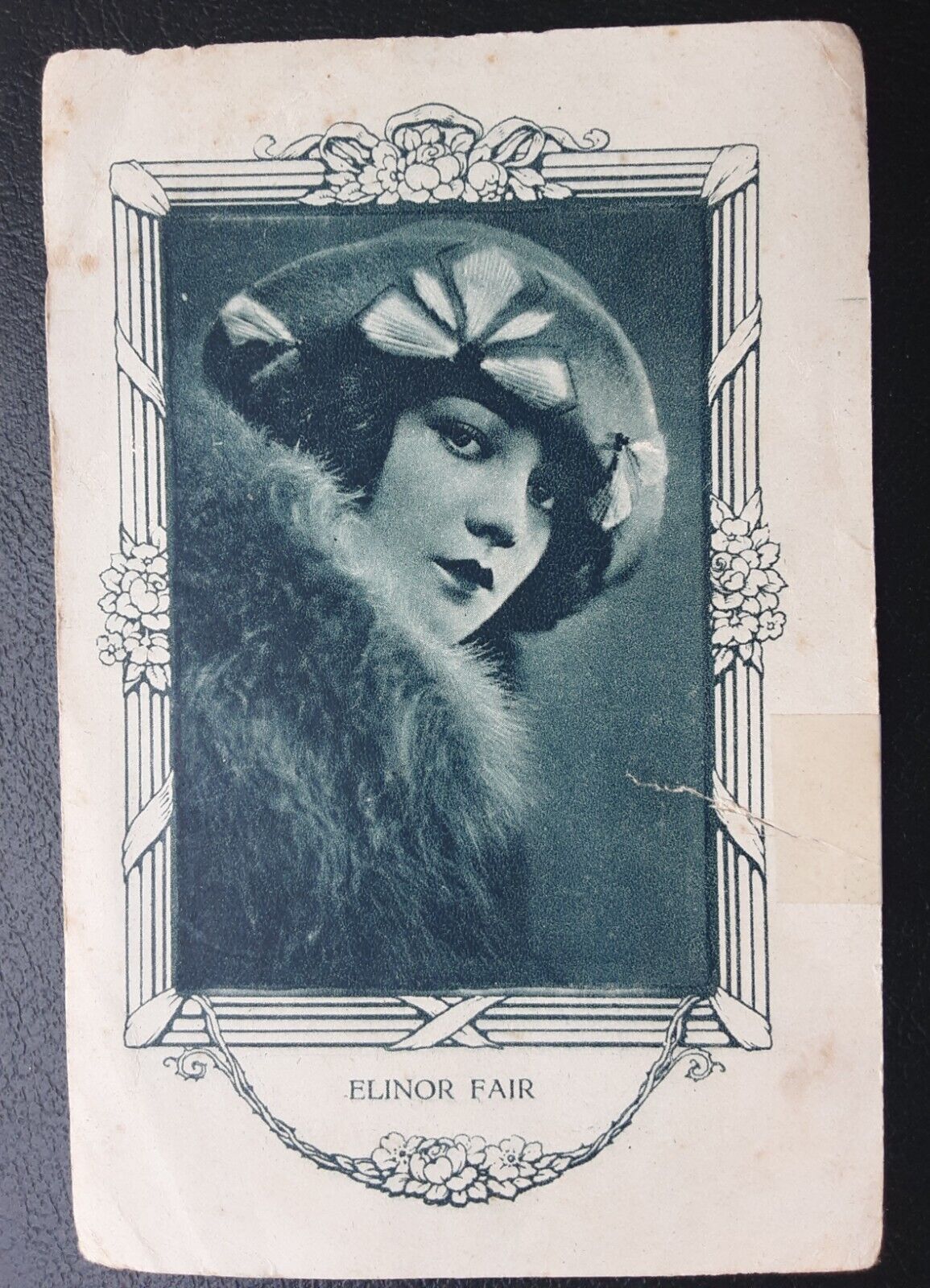 1930 ELINOR FAIR,  SPANISH CHOCOLATE CARD, ARTISTAS DE CINE SERIES