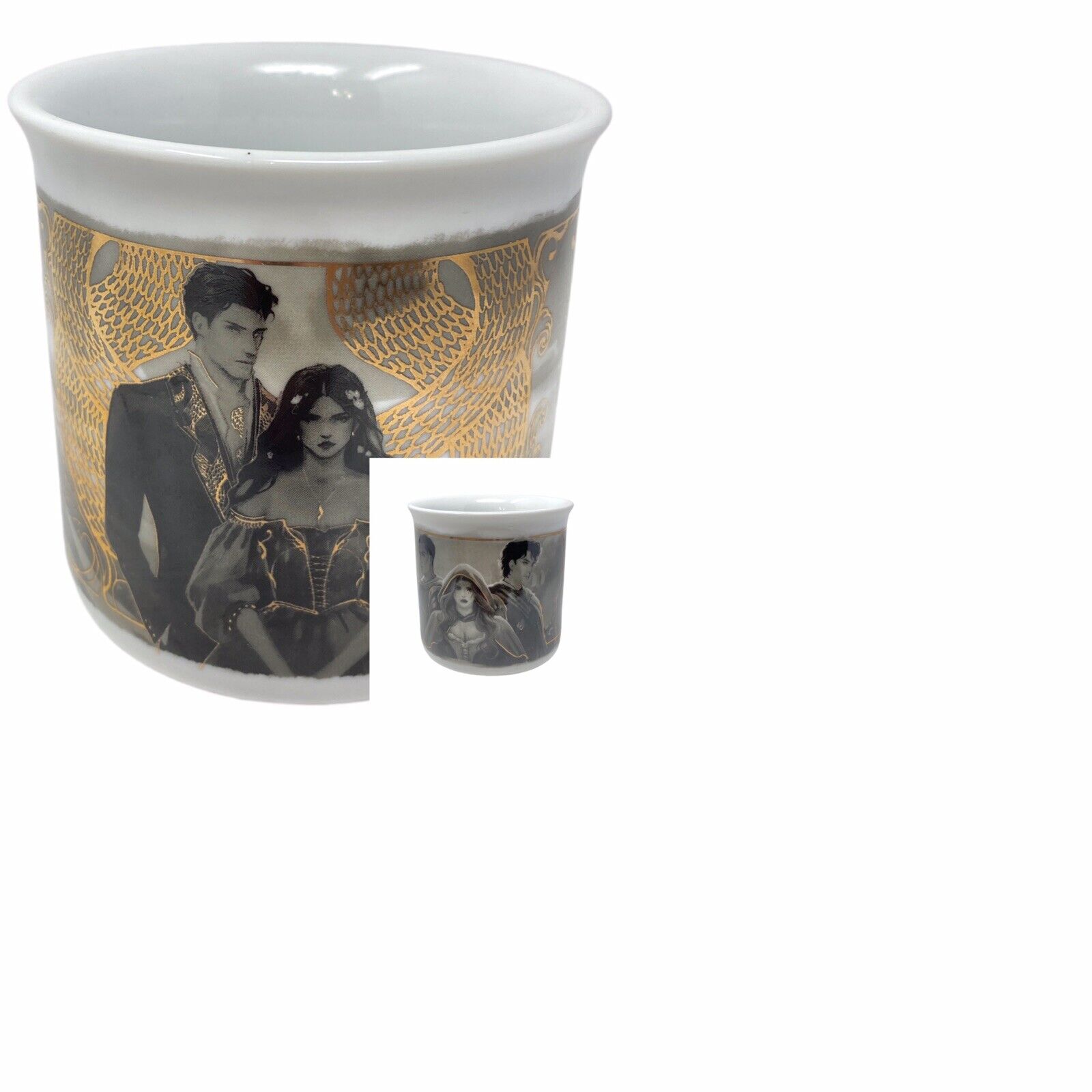 Set of 2 Fairyloot Exclusive Kingdom of the Wicked & From Blood & Ash Mugs 12 oz