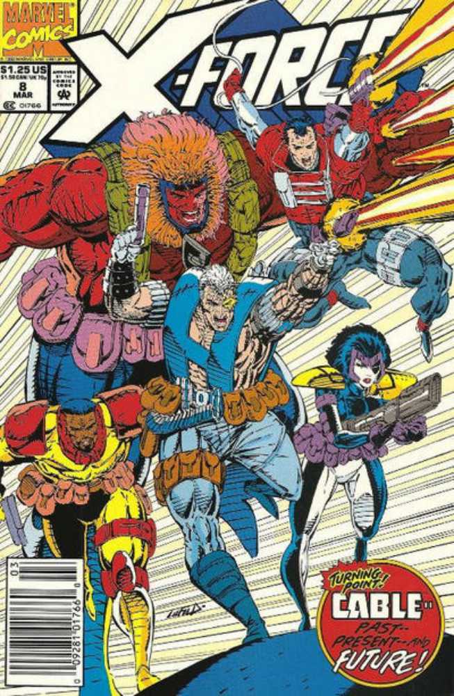 X-Force #8 Newsstand (1991-2002) Marvel Comics