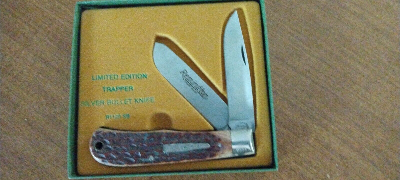 Remington R1128SB Silver Bullet Knife Trapper NOS 1989, LTD 151 of 5000
