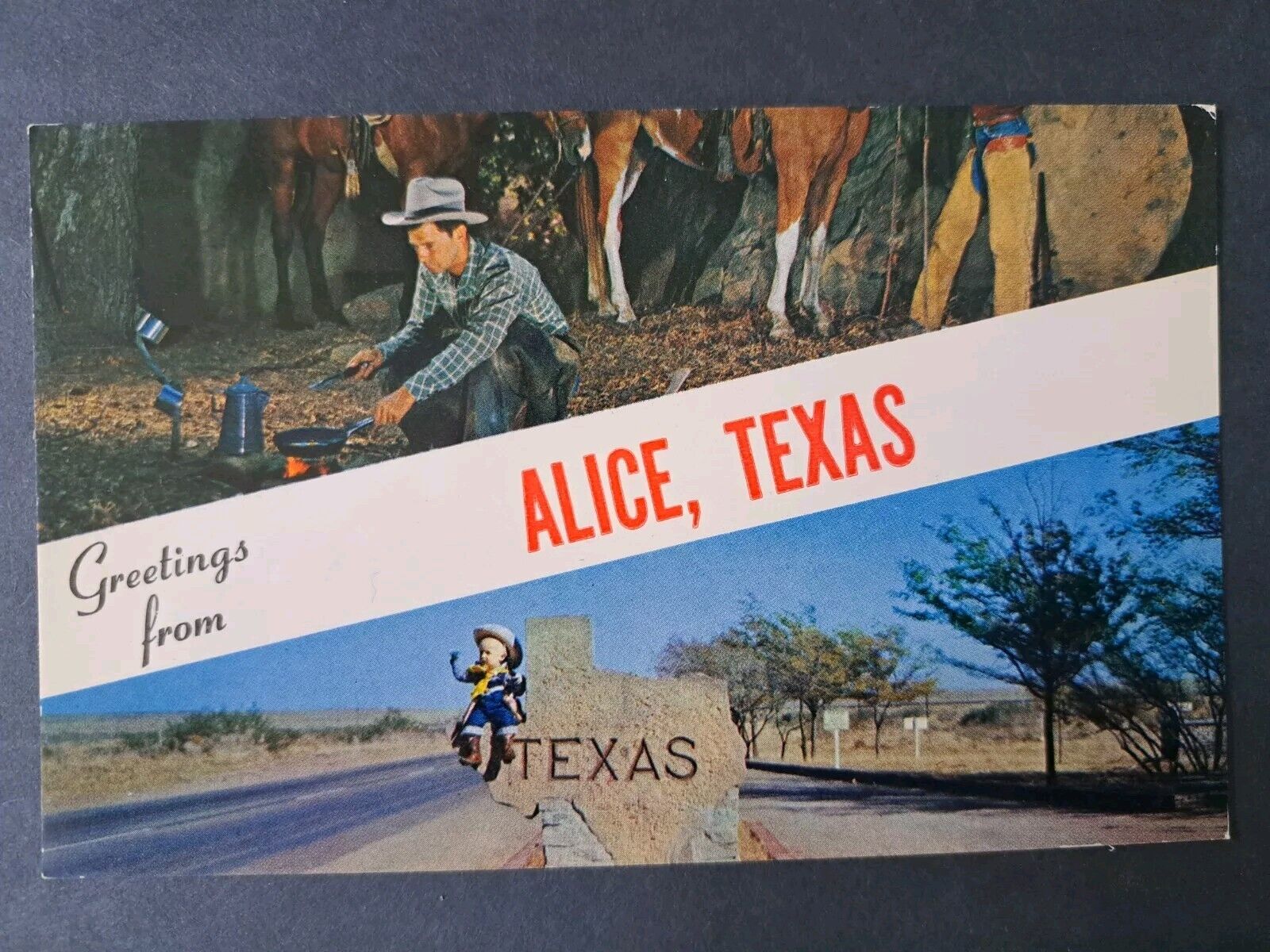 Postcard Greetings From Alice TX Texas