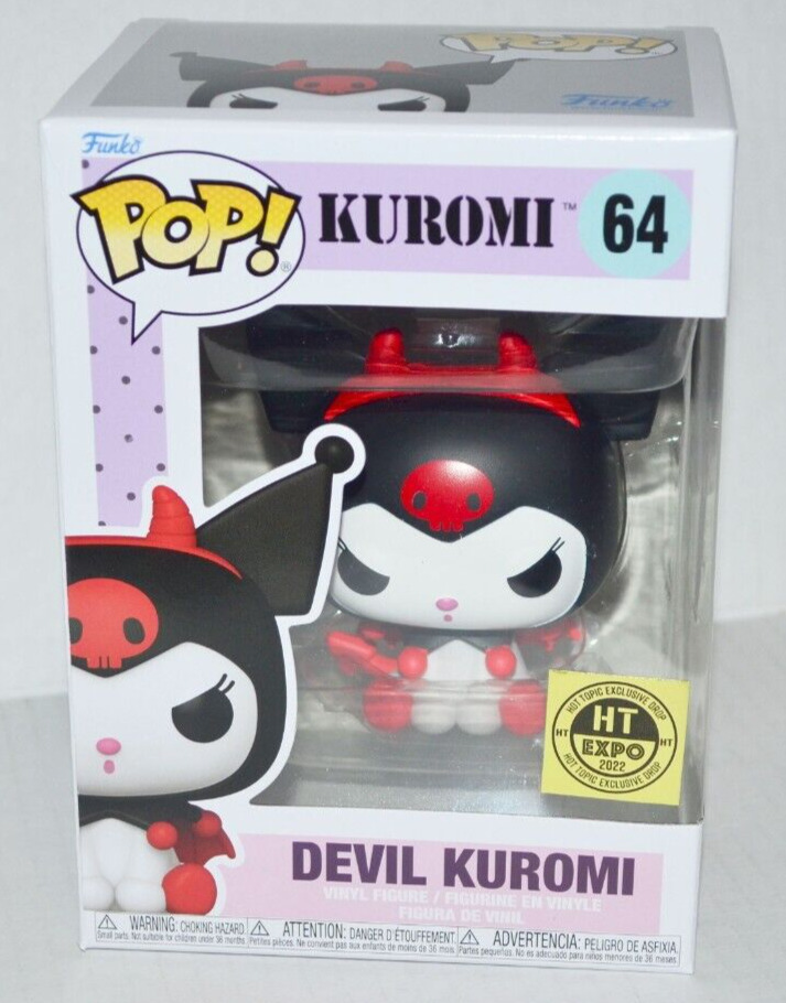 Funko POP Sanrio Devil Kuromi 64 Vinyl Figure Hot Topic HT EXPO Exclusive MINT🔥