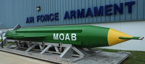 GBU-43 US Air Force Conventional Bomb Wood Model Replica Big New