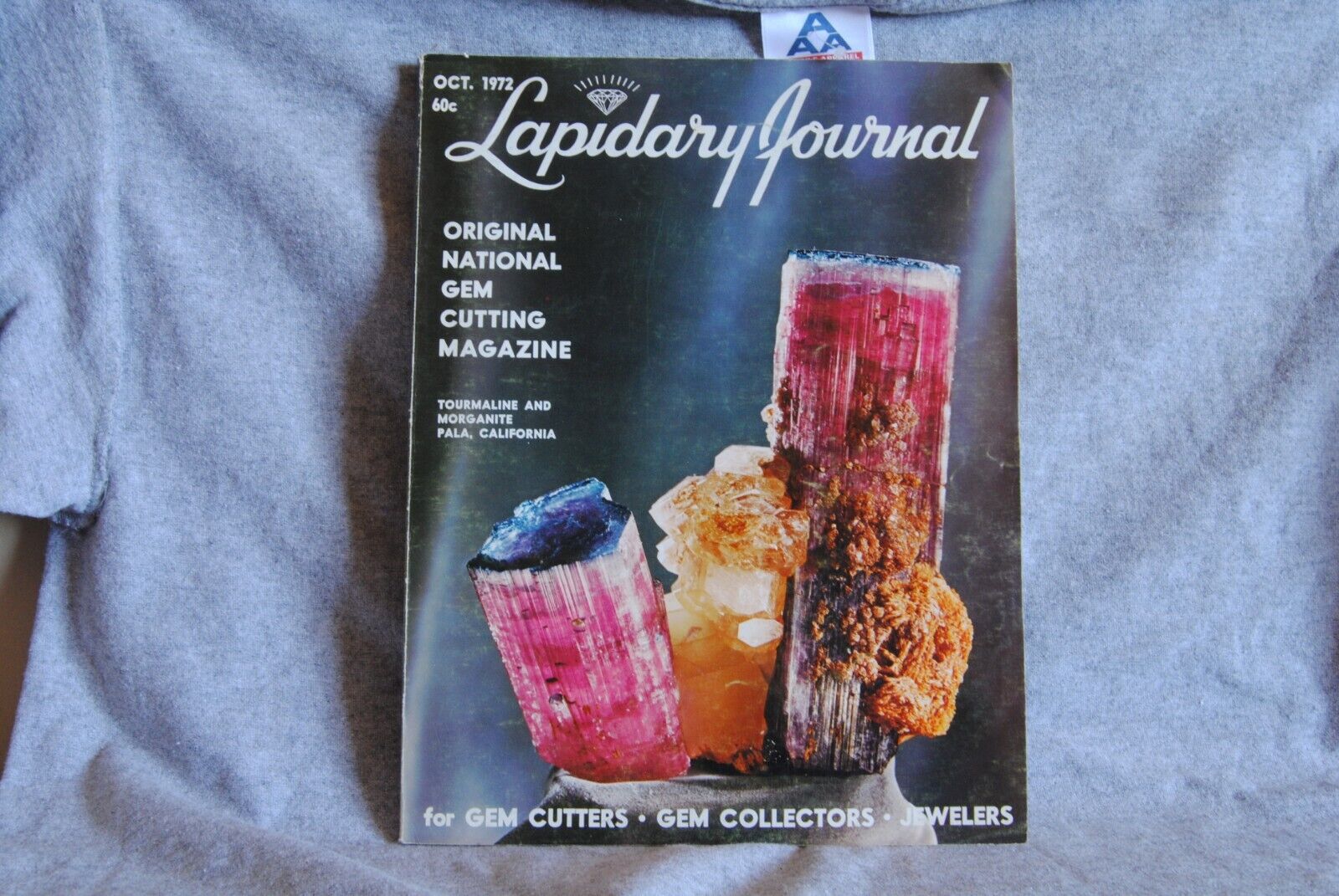 vintage lapidary magazine lapidary journal oct 1972