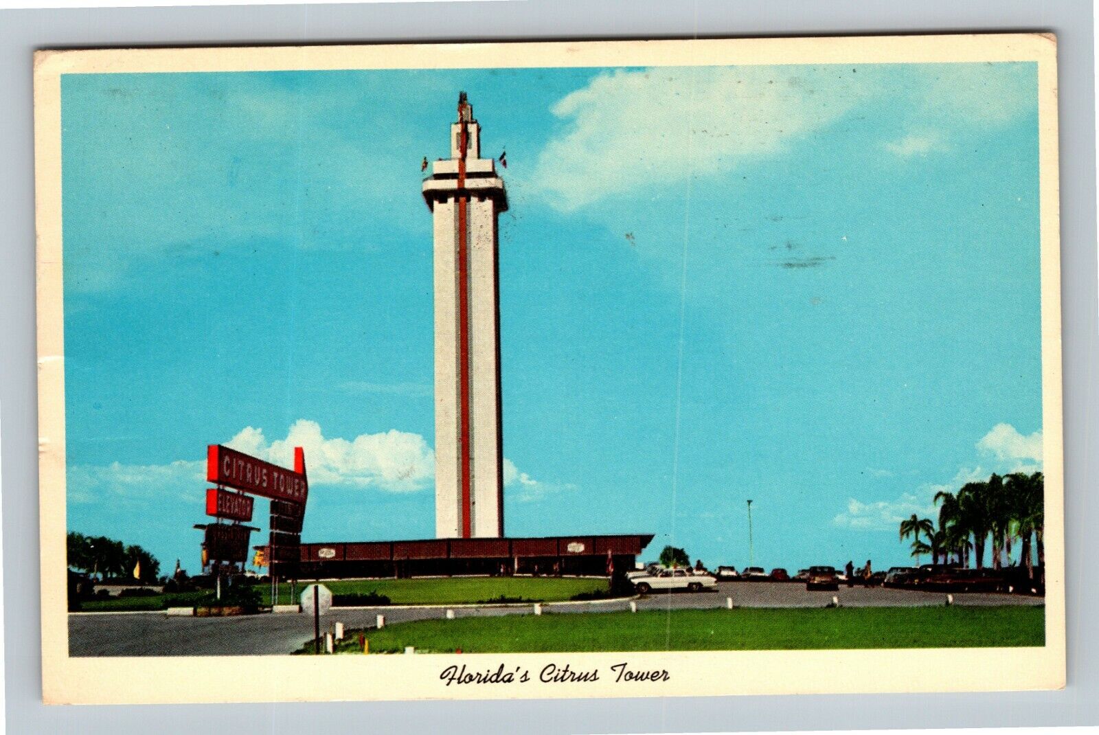 Clermont FL, The Citrus Tower, Florida c1964 Vintage Postcard