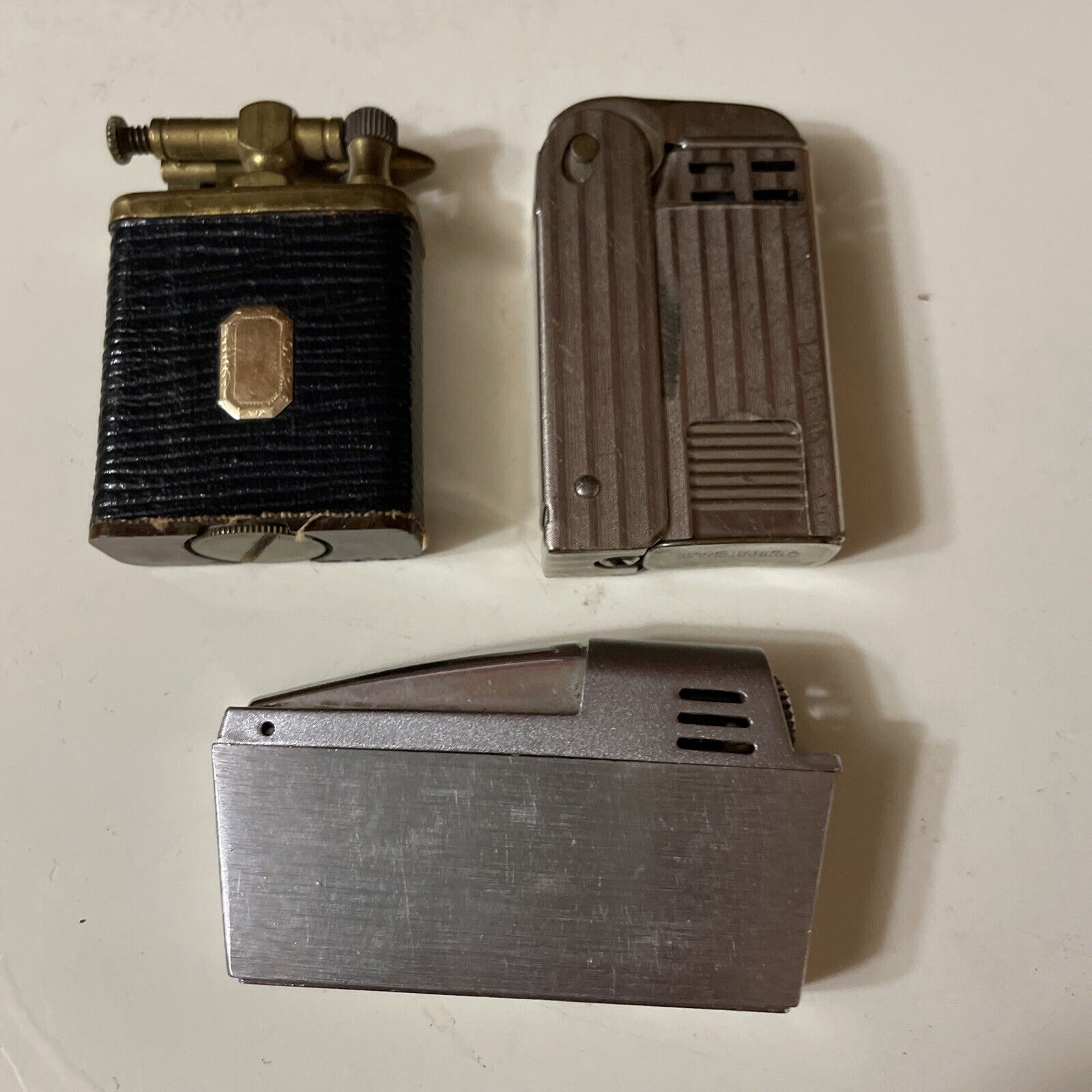 Lot Of 3 Vintage Lighters. 1940’s-50’s.