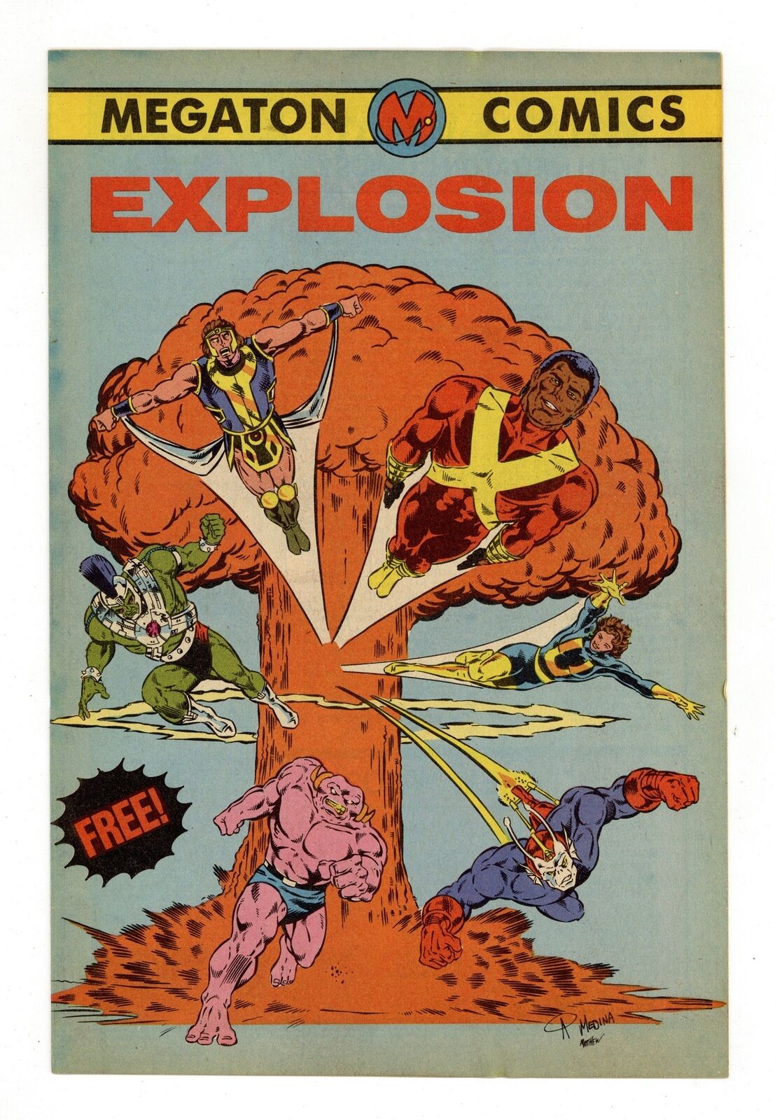 Megaton Comics Explosion #1 VG+ 4.5 1987 1st app. Liefeld\'s Youngblood