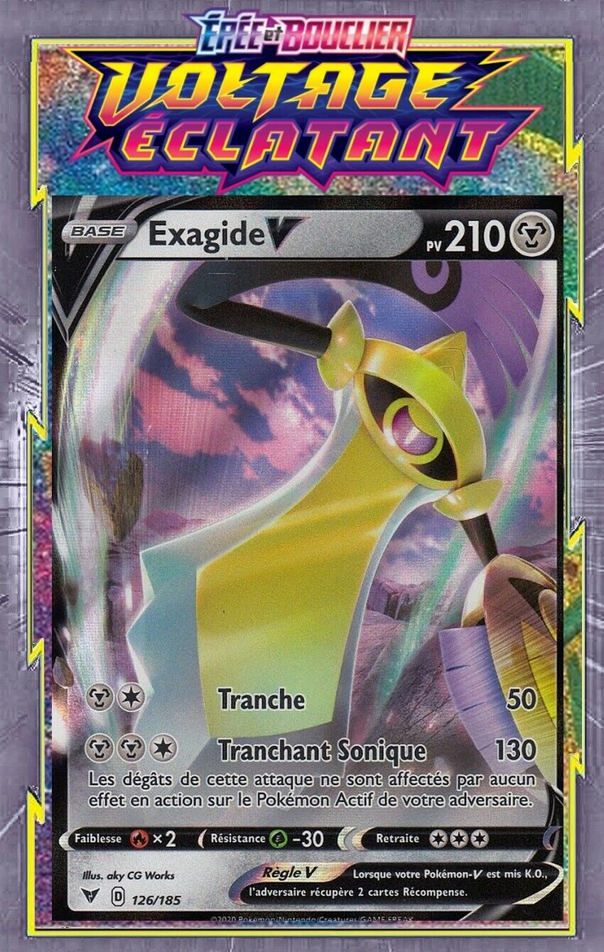 Exagide V - EB04:Bright Voltage - 126/185 - Pokemon Card New FR