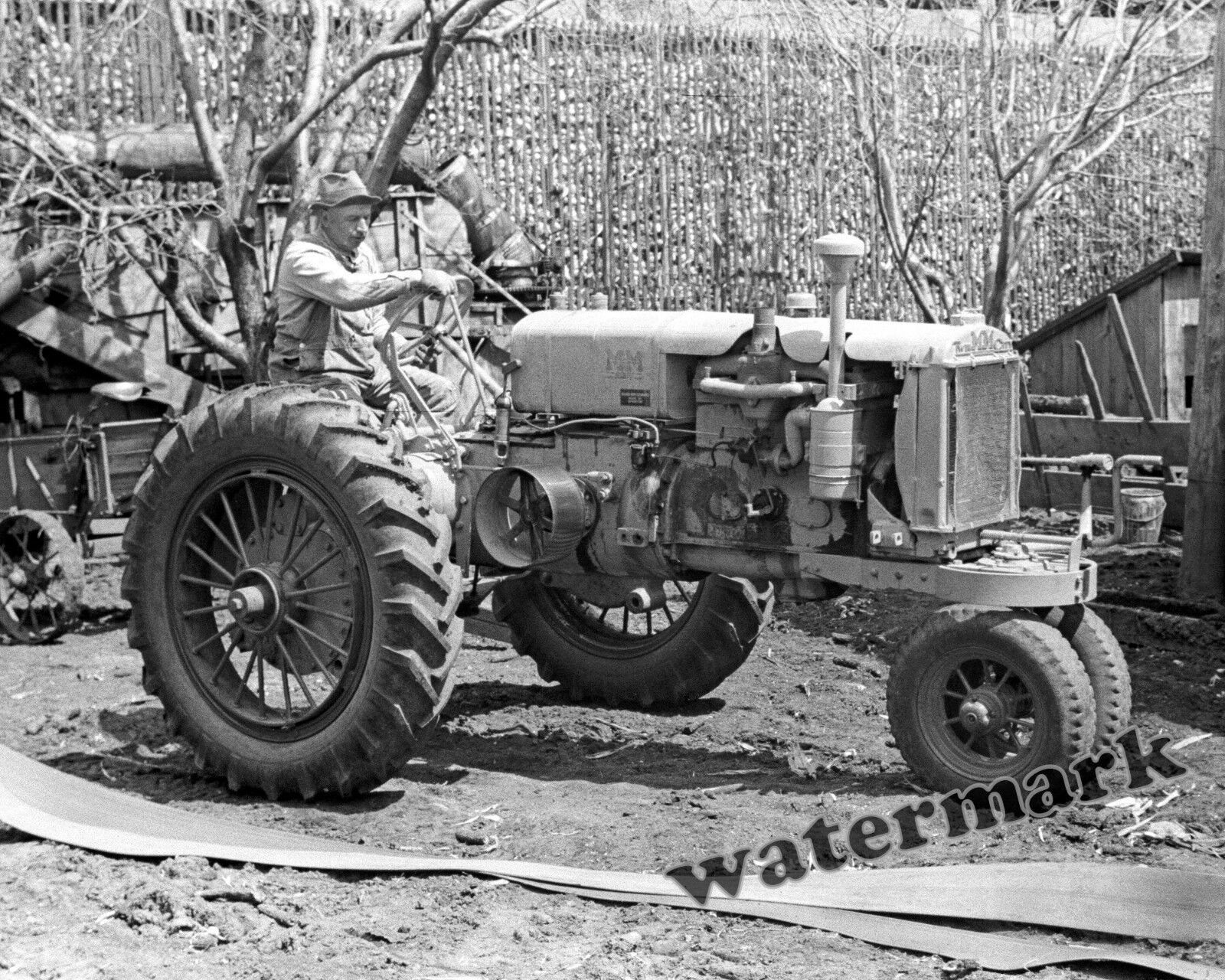 Photograph of a Minneapolis-Moline  Farm Tractor Year 1938 8x10